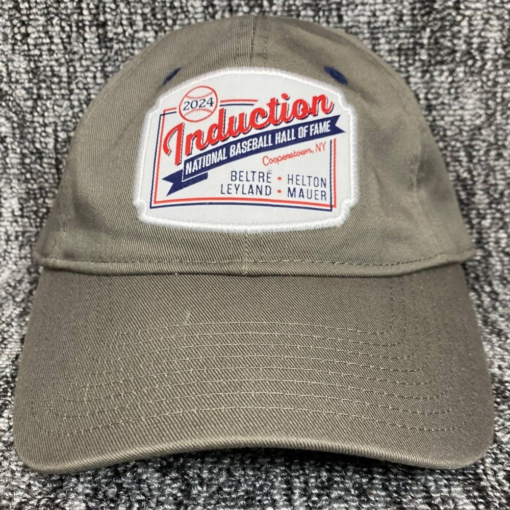 2024 Baseball Hall of Fame Induction Member Hat Cap Beltre Helton Leyland Mauer